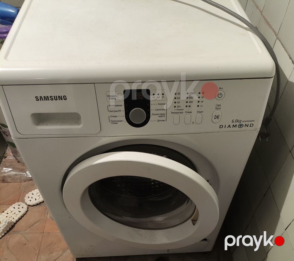 Samsung paltaryuyan maşın – Diamond seriyası, 6.0 kq - Ön yükləməli — Çamaşır maşınları, Gəncə (2)