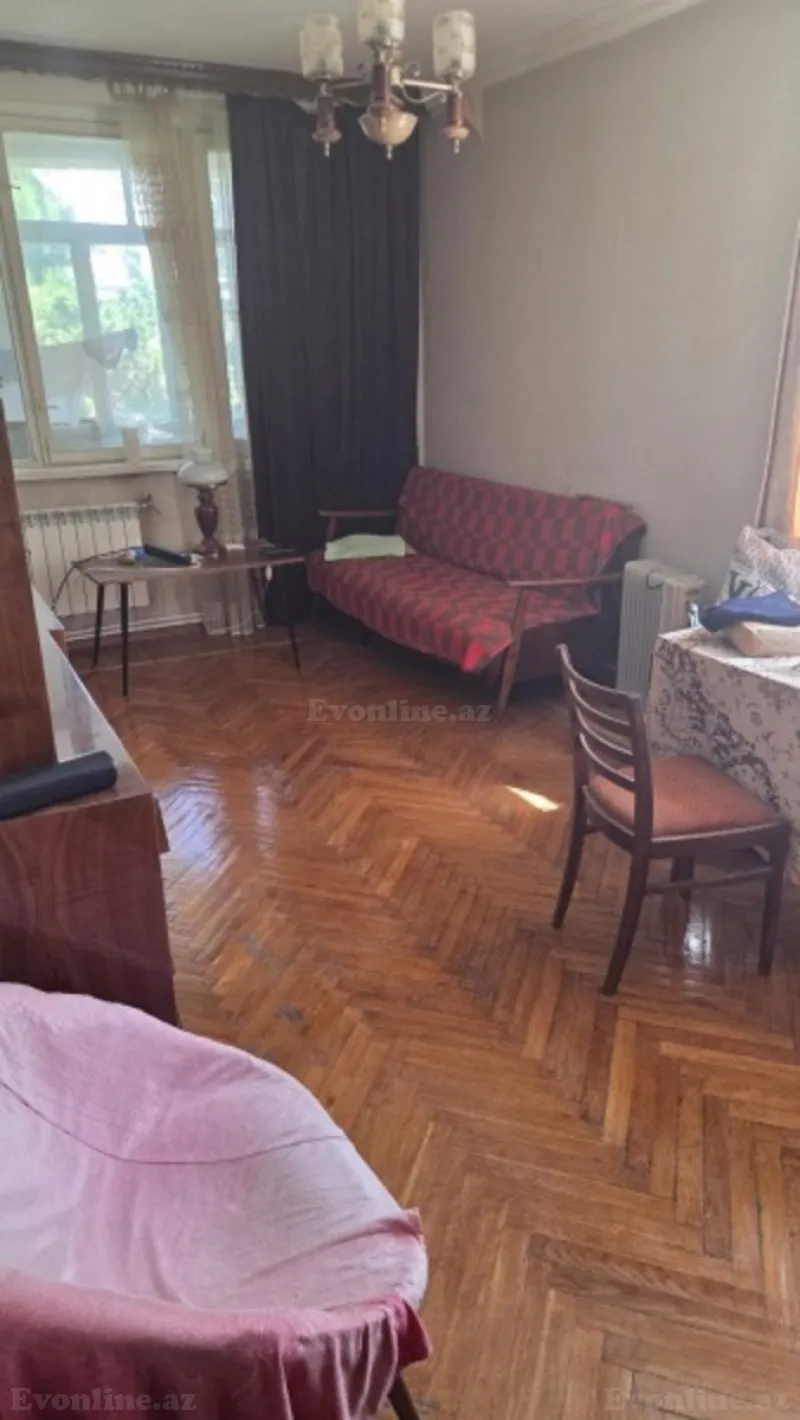 Satılır 1 otaqlı Mənzil Köhnə tikili 45 m² Bakı, Xətai r., Həzi Aslanov m — Mənzil, Bakı (4)