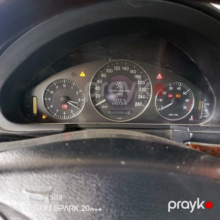 Mercedes E 240, 2.6 L, 2002 il, 430 000 km — Avtomobillər, Biləsuvar (9)