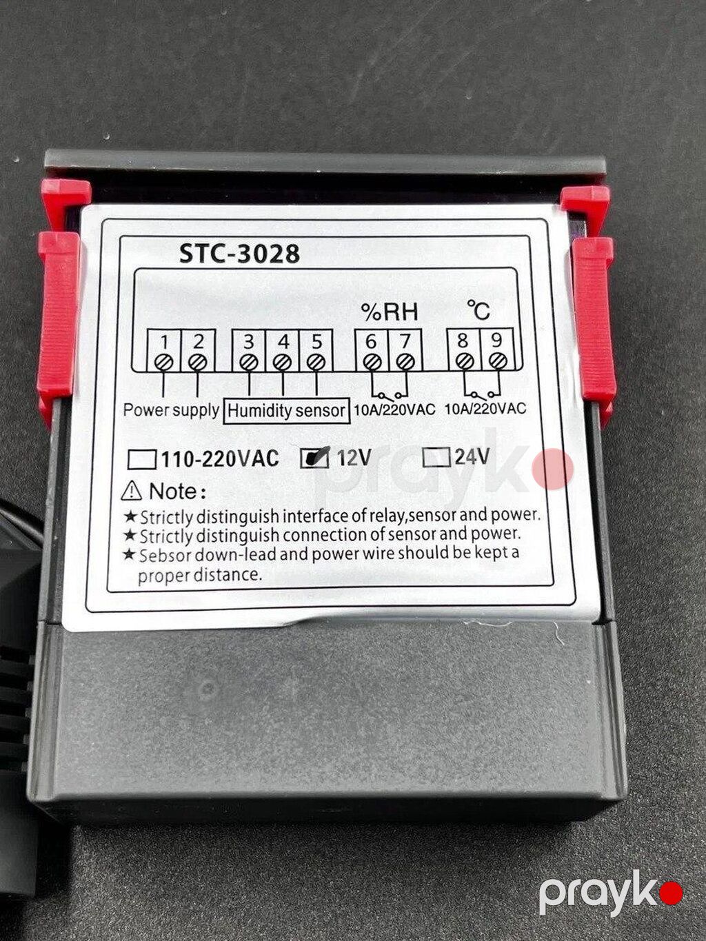 Termotənzimləyici STC-3028/12V STC-3028 modelli temperatur və rütubət — Avtomobil elektrikası, Bakı (5)