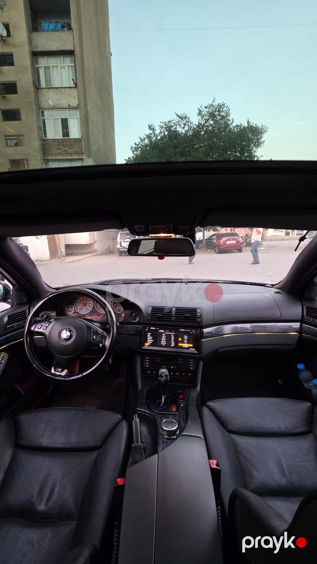 BMW 5 Series E39 sedan – qara rəng, M‑paket üslublu eksteryer — Avtomobillər, Bakı (5)