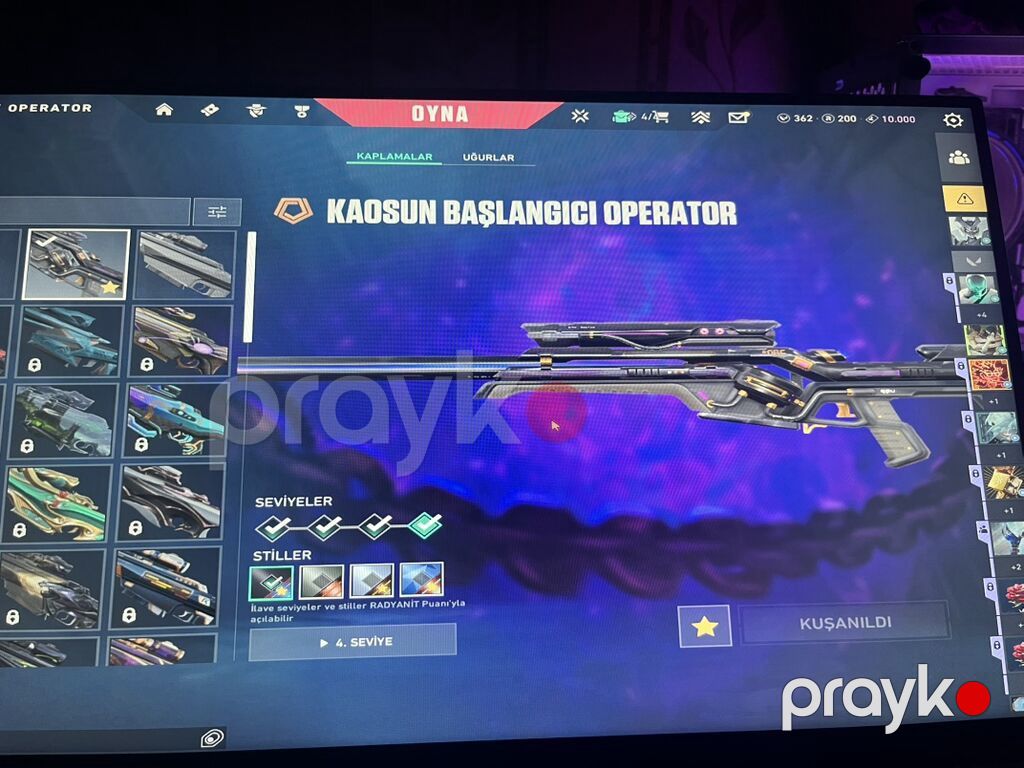 Valoranr tr hesab 8 skin dia 1 peak hesabdır,ilk maili dostumdadı — Şəxsi əşyalar, Bakı (8)