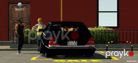 Qara sedan – arxa şüşədə “efirws” və qızılı tac stikeri ilə — Sumqayıt