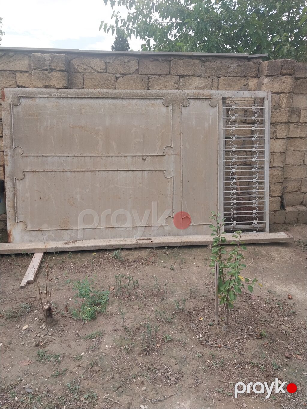 Metal darvaza dəsti - Material: qalın metal vərəqlər və möhkəm metal — Pəncərələr, qapılar, balkonlar, Novxanı (3)