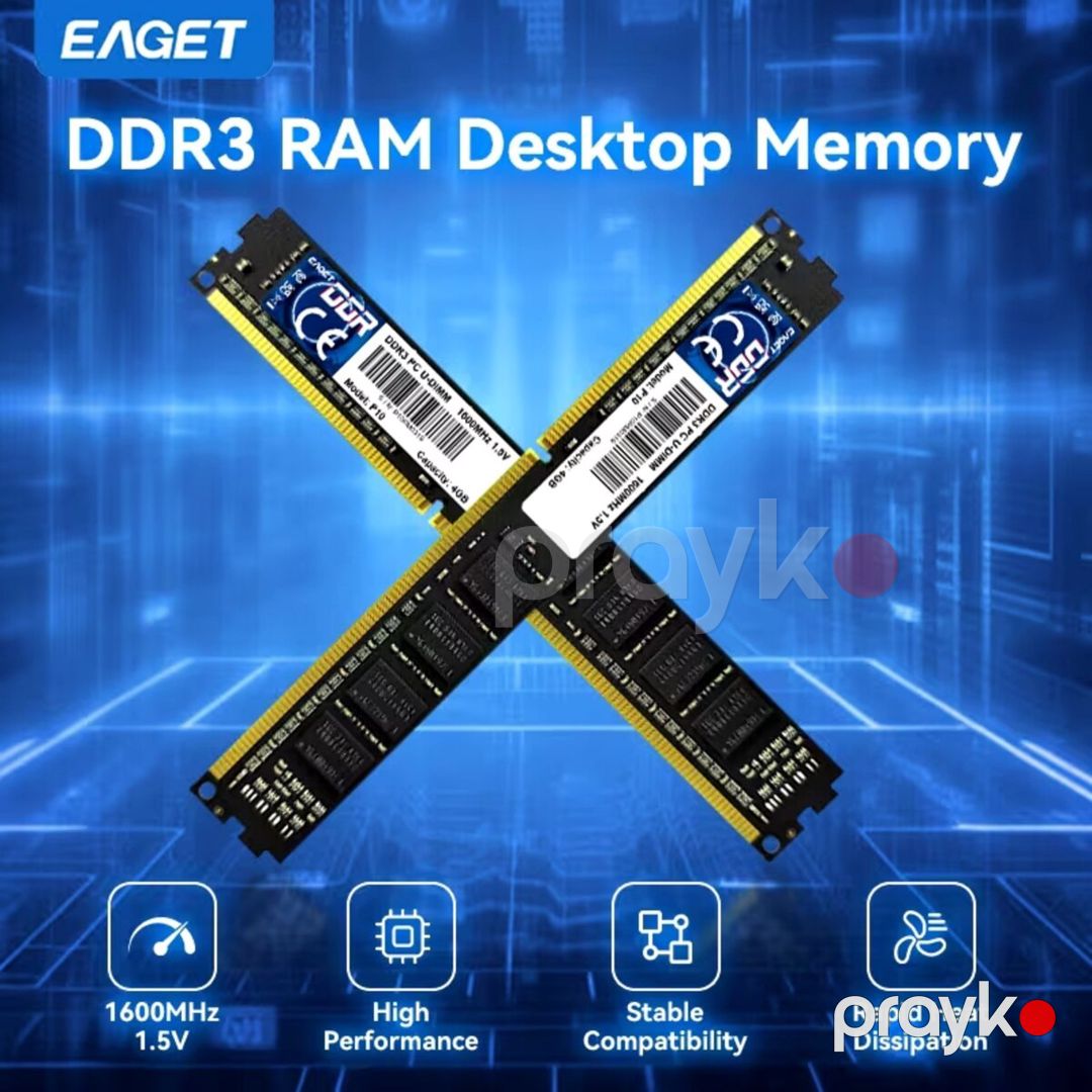 RAM Eaget DDR3 8GB 1600MHz — Kompüterlər və noutbuklar, Bakı (3)