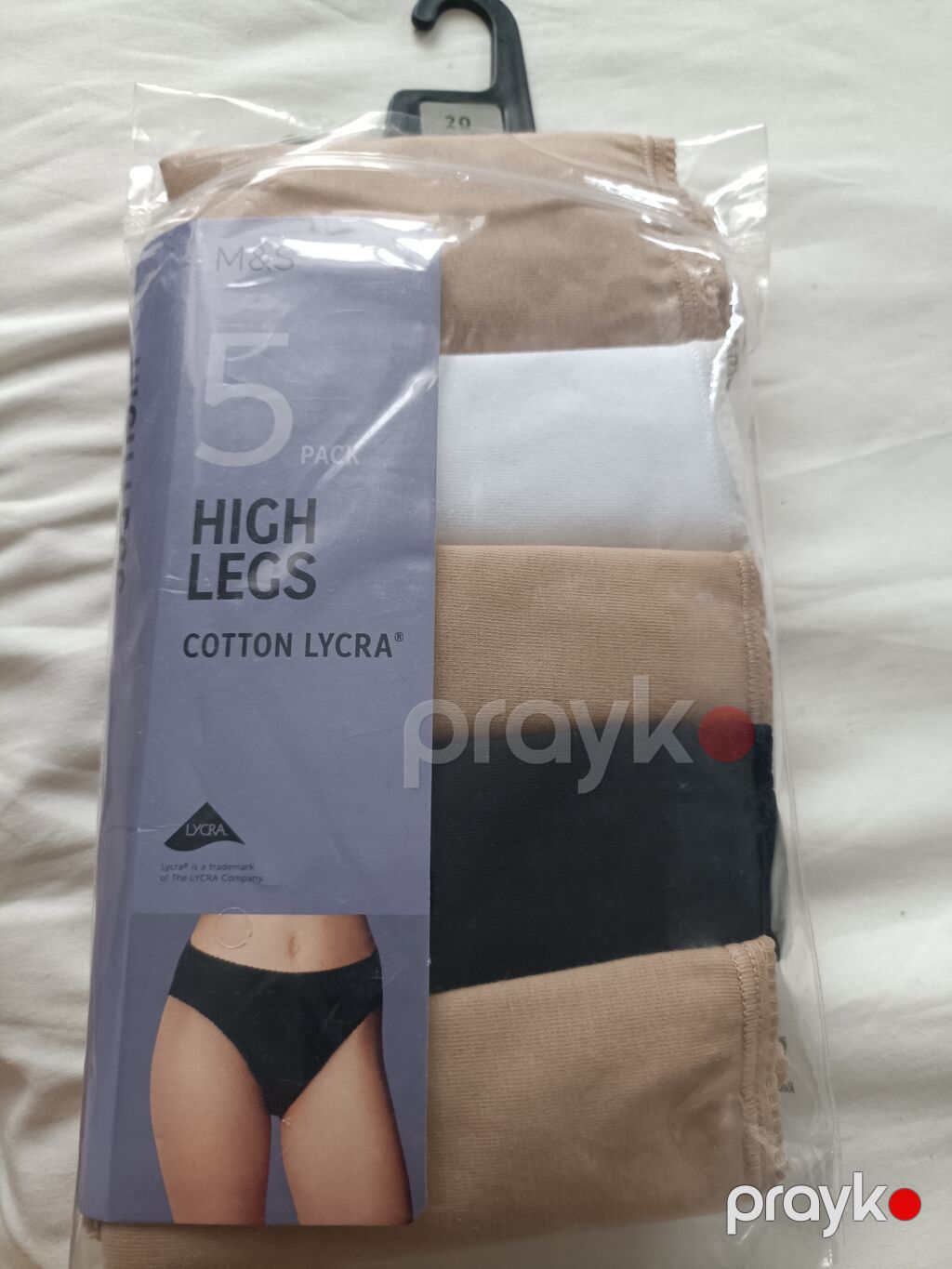 M&S High Legs qadın alt paltarı – 5-li dəst - Model: High Legs — Şort, Bakı (3)