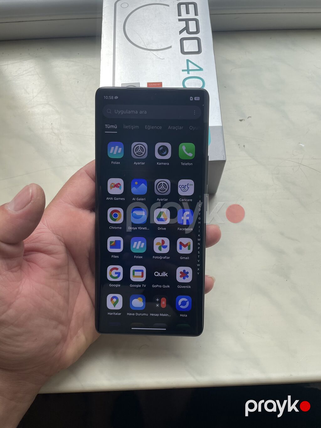 Infinix Zero 40, 256 GB, rəng - Göy, Sensor, Face ID — Infinix, Bakı (9)