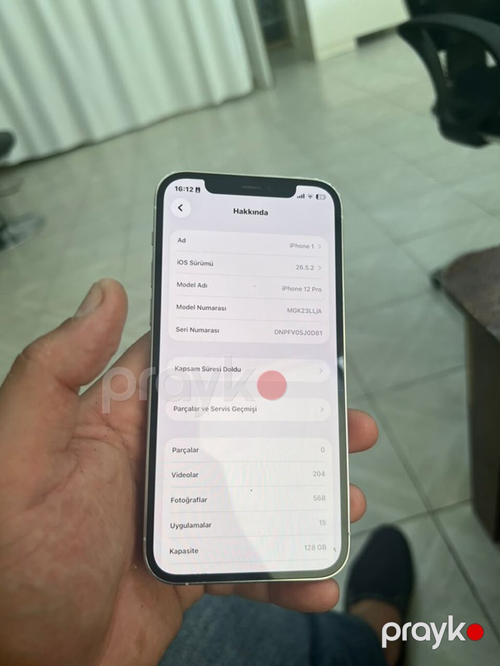 IPhone 12 Pro, Gümüşü, Face ID — Apple iPhone, Digah (5)