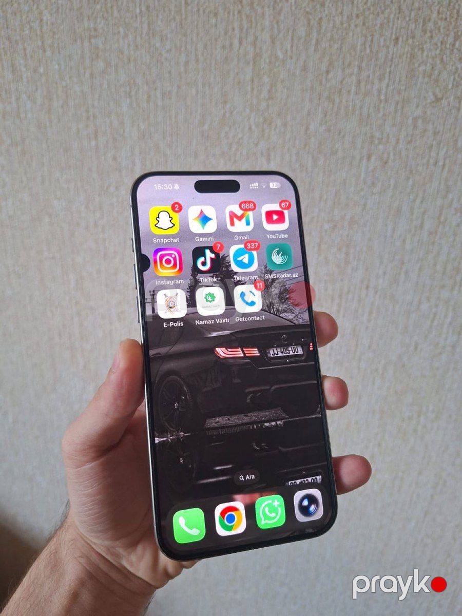 Apple iPhone 15 Pro Max Natural Titanium 256GB/8GB — Smartfonlar, Bakı (6)