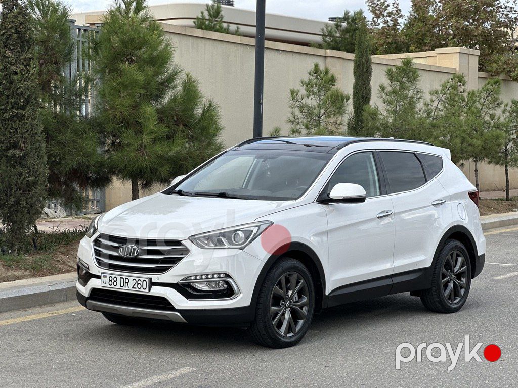Hyundai Santa Fe, 2.0 L, 2016 il, 110 000 km — Avtomobillər, Bakı (5)