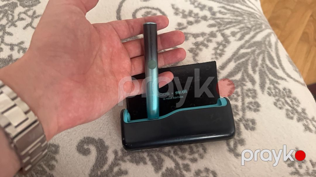 Tütün qızdırıcısı Iqos Steve Aoki Limited Edition Black&Blue — Elektronik siqaretlər, Bakı (3)