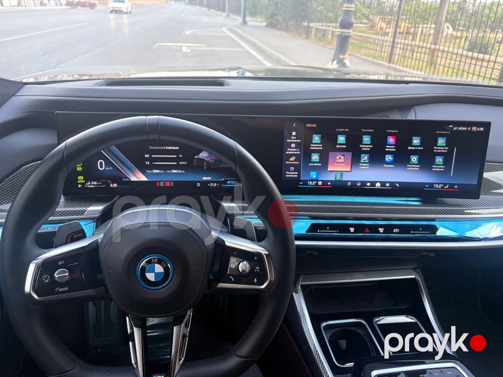 BMW 750e, 3.0 L, 17.6 kWh, 2024 il, 23 700 km — Avtomobillər, Bakı (11)