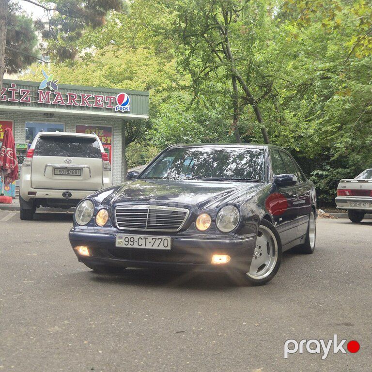 Mercedes E 220, 2.2 L, 1999 il, 450 000 km — Avtomobillər, Bakı (5)