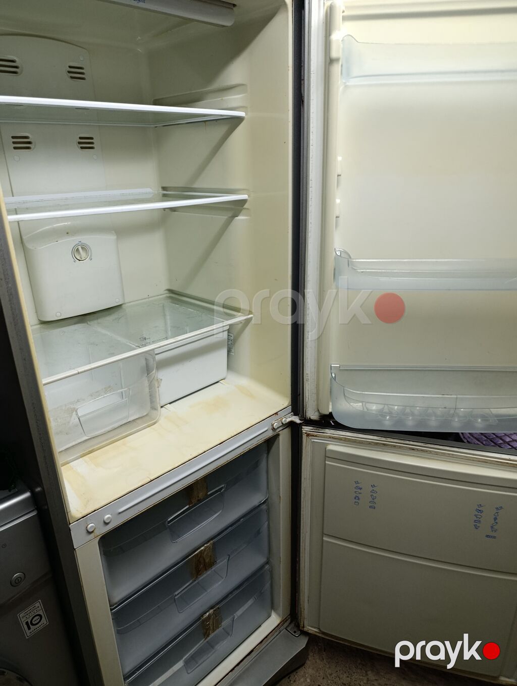 İşlənmiş 2 qapılı Indesit Soyuducu Satılır, rəng - Gümüşü — Soyuducular, Bakı (2)