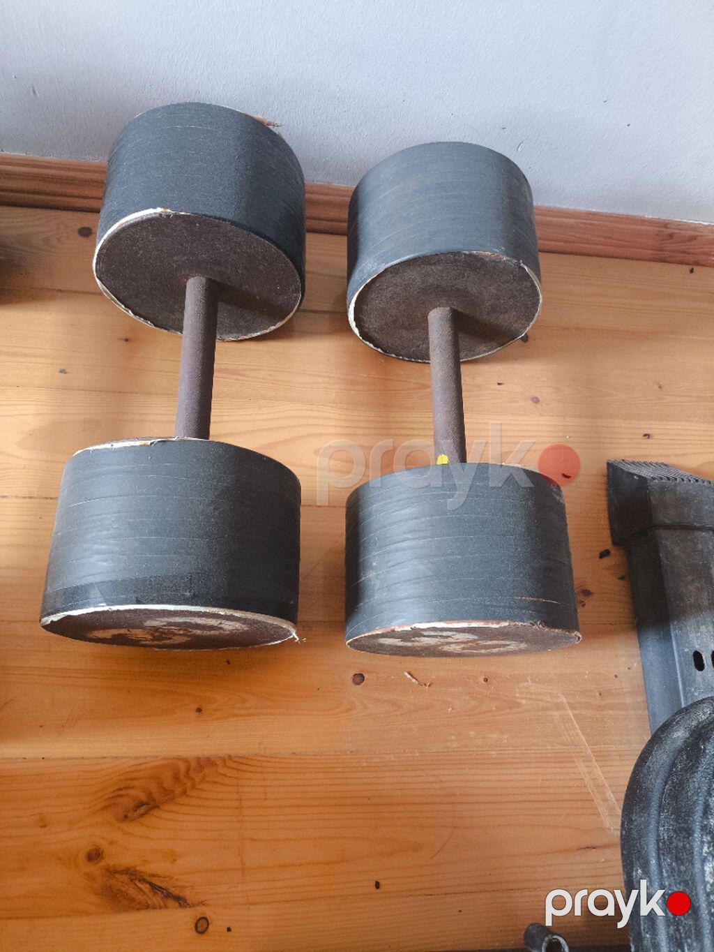 Heresi 30 kilo iki eded demir qantel satilor zavoddur elde duzelme — Dumbbellər, barbelər, diskləri, Bakı (3)