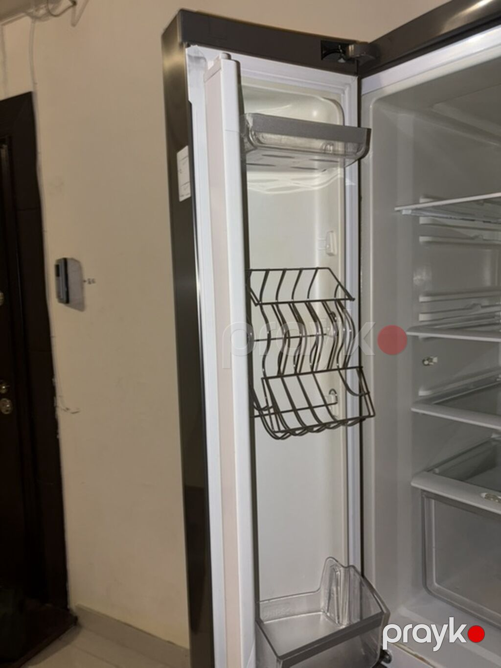 İşlənmiş 4 qapılı Hotpoint Ariston Soyuducu Satılır, rəng - Boz — Soyuducular, Bakı (5)