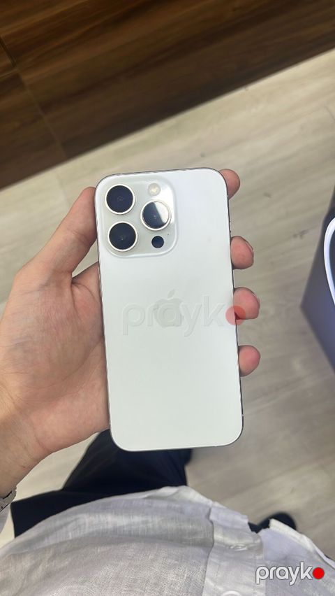 IPhone 15 Pro, 256 GB, White Titanium, Face ID — Bakı