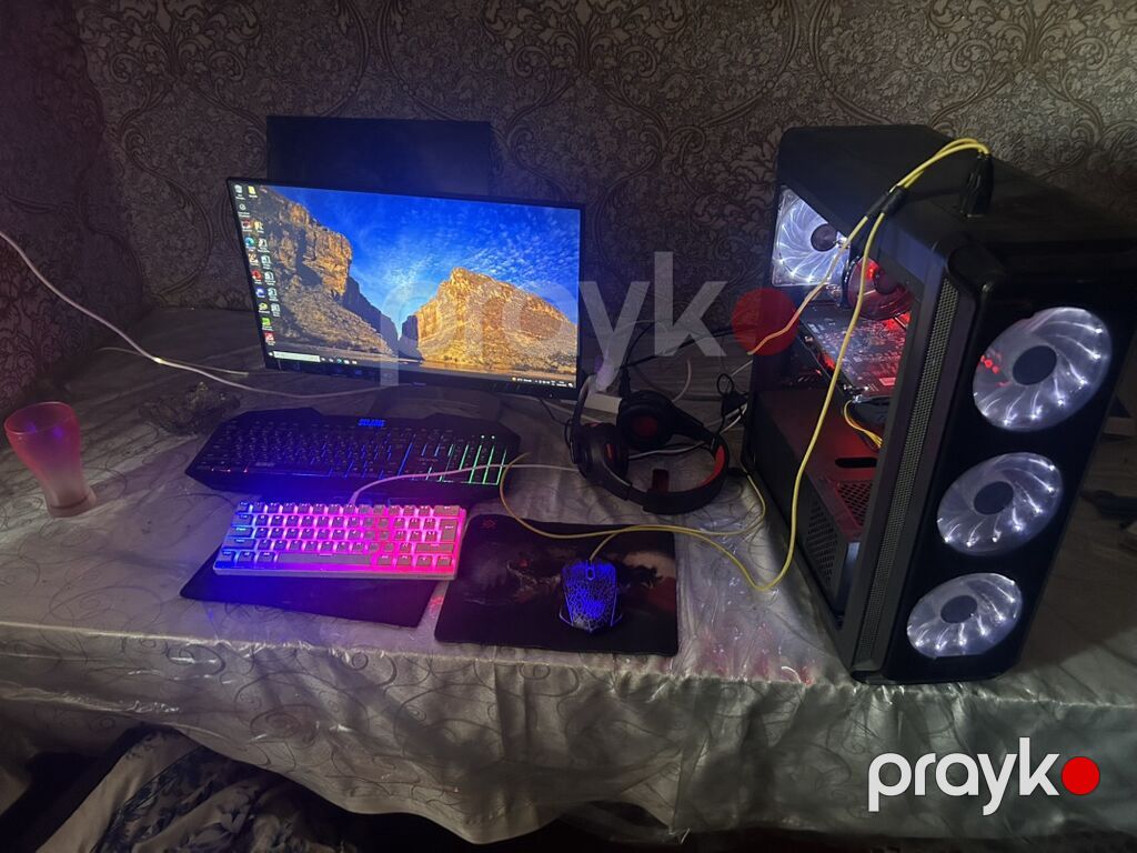 Gaming kompüter dəsti Komponentlər: - Videokart: AMD Radeon RX 580 — Masaüstü kompüterlər, İmişli (3)