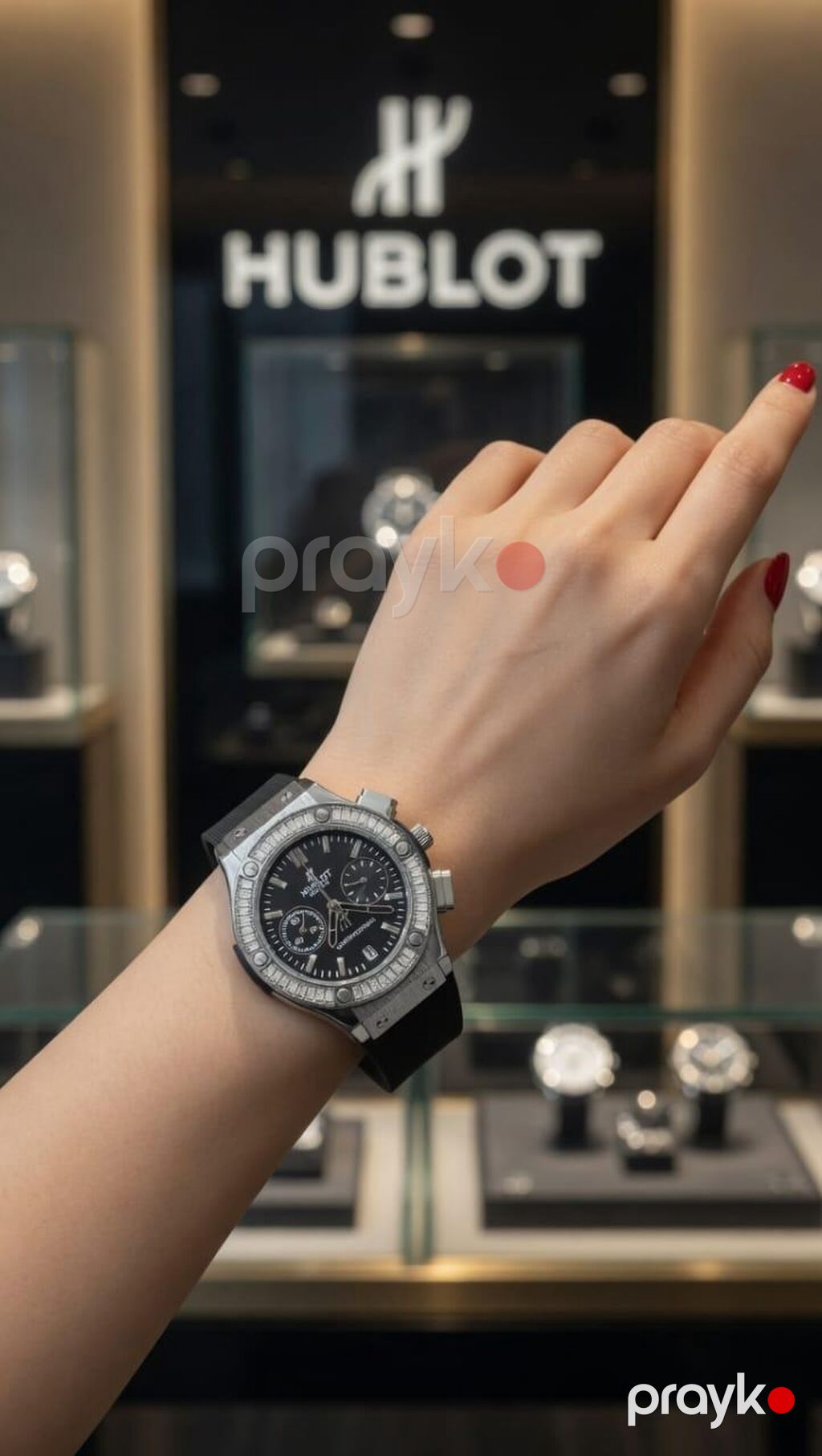 Hublot Chronograph – premium qol saatı - Korpus: polad və qızılı — Qol saatları, Mehdiabad (8)