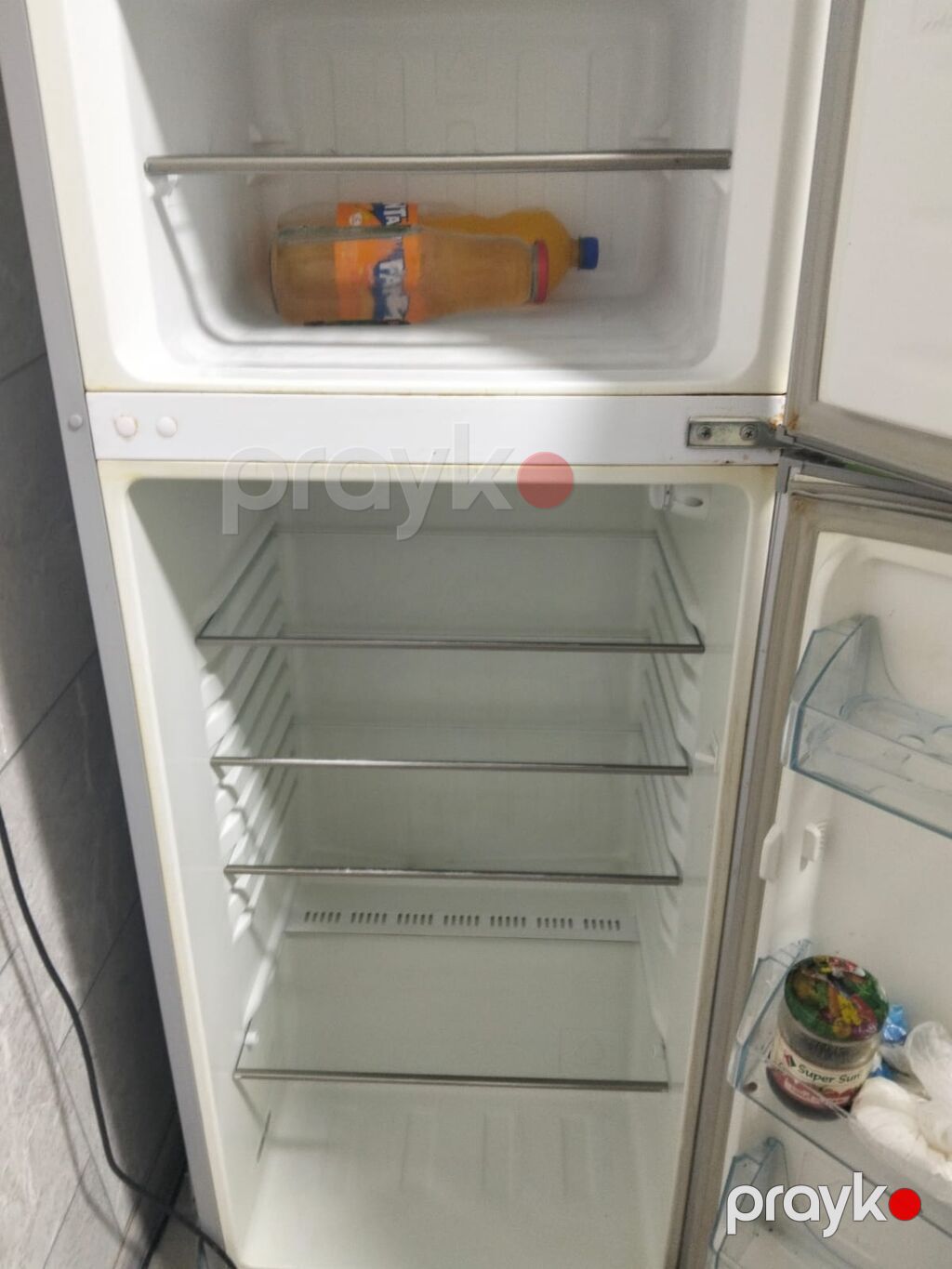 İşlənmiş 2 qapılı Hisense Soyuducu Satılır, rəng - Gümüşü — Soyuducular, Masazır (4)