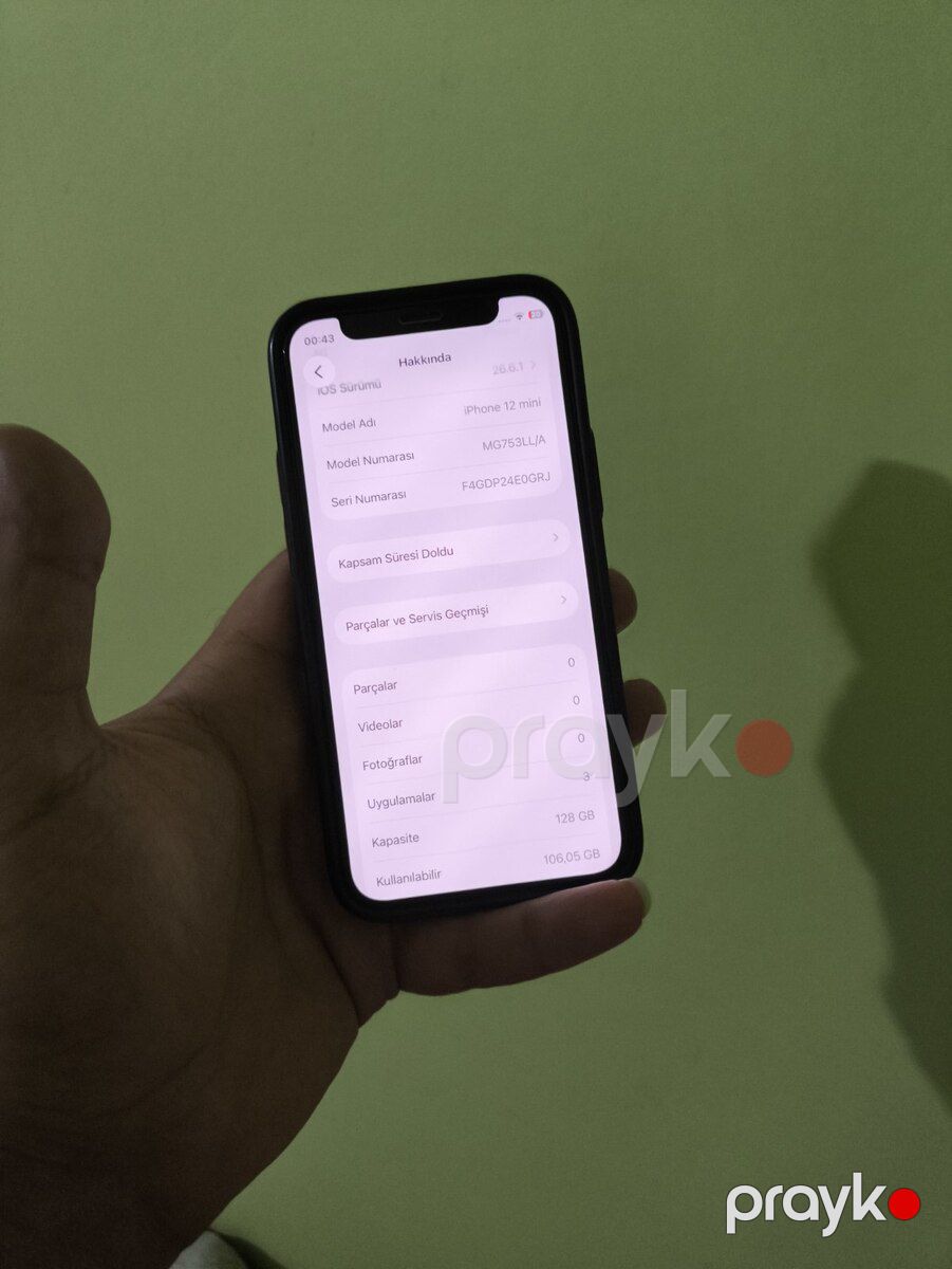 Apple iPhone 12 Mini Green 128GB/4GB — Smartfonlar, Bakı (3)