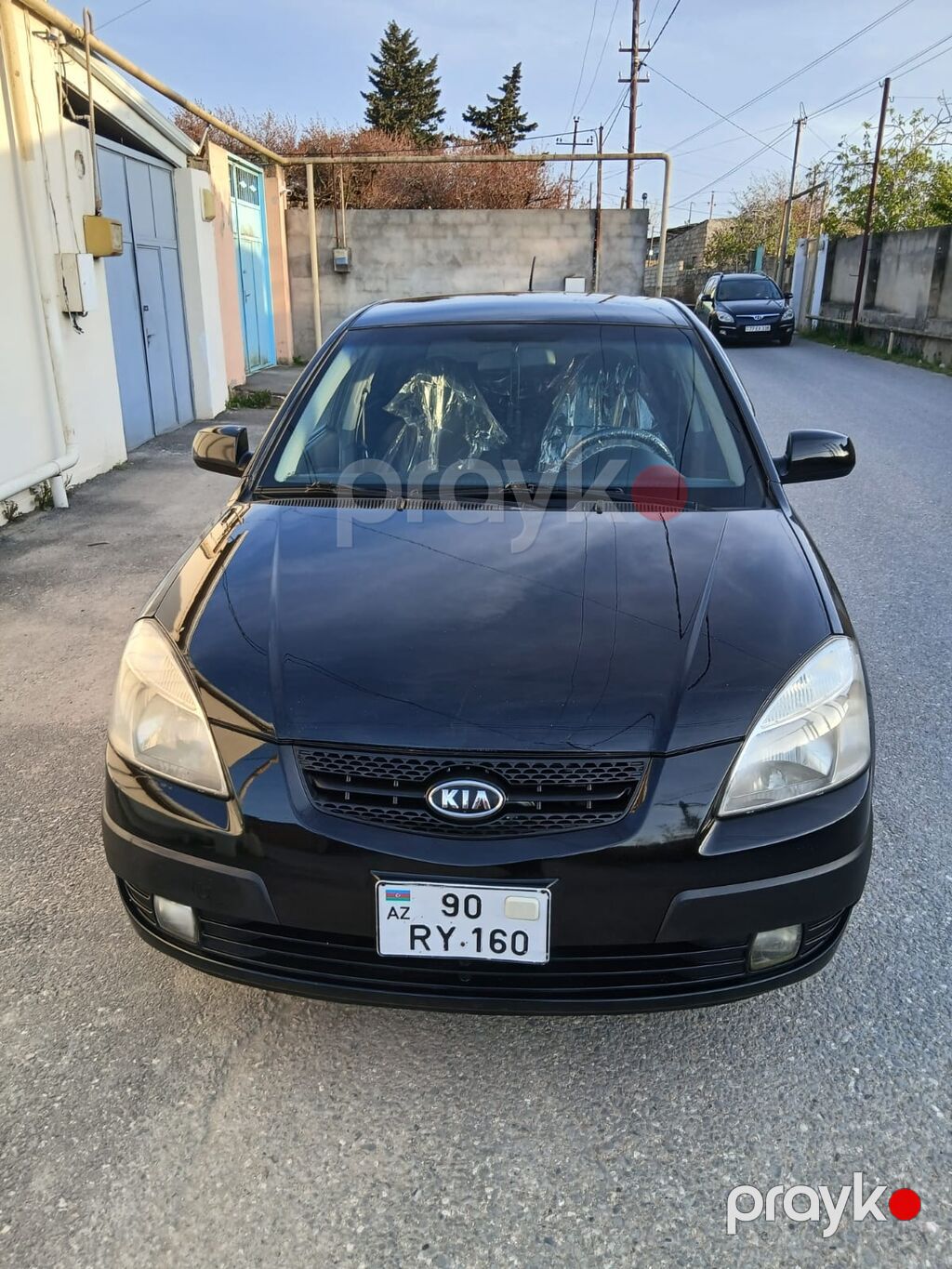Kia Rio CRDi, qara rəng, hetçbek .maşin arxa sağ qapıdan başqa — Avtomobillər, Bakı (6)