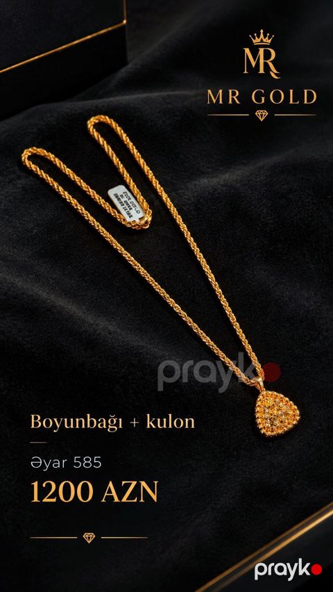 Sarı qızıl, 585 Əyar — Bakı