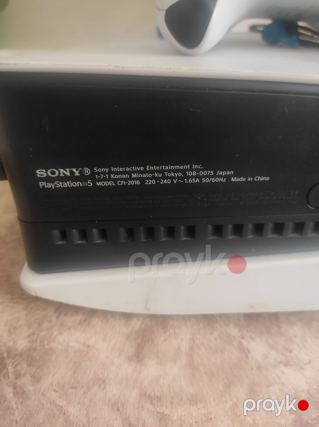 Sony PlayStation 5 oyun konsolu - Model: CFI-2016 (etiket üzərində — Oyun konsolları, Bakı (2)