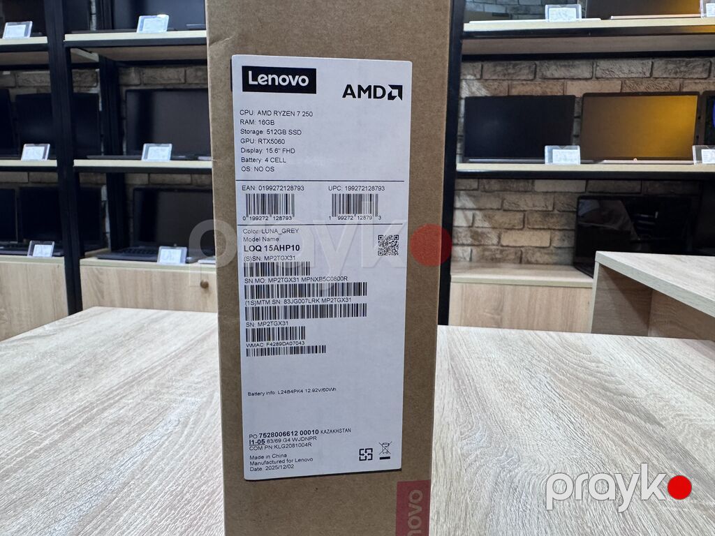 Yeni Lenovo LOQ, 15.6 AMD Ryzen 7, 512 GB, Ünvandan götürmə, Ödənişli çatdırılma, Rayonlara çatdırılma — Lenovo, Bakı (5)