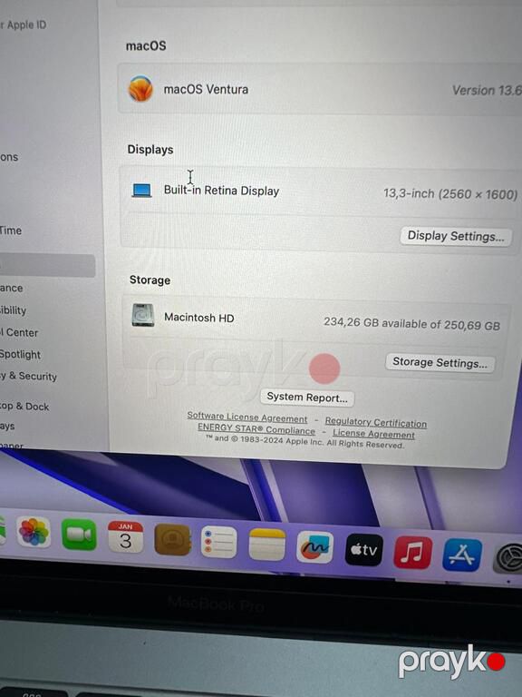 Apple MacBook Pro 13 16GB — Noutbuklar, Bakı (7)