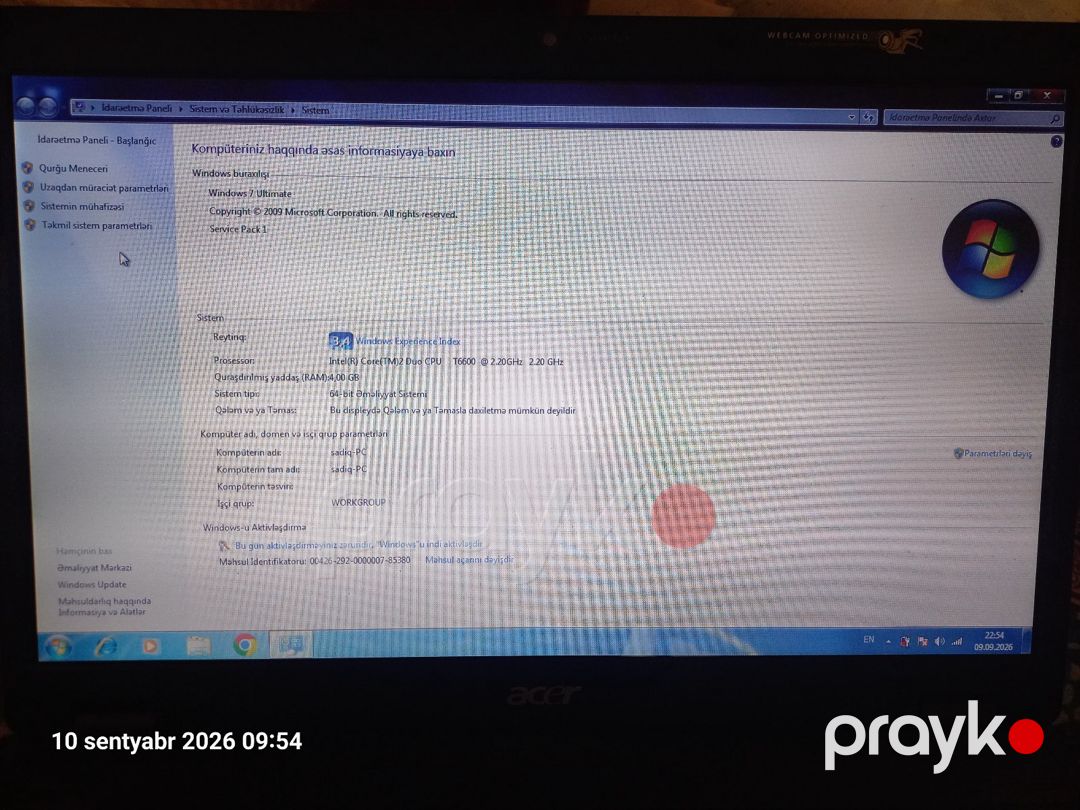 Noutbuk Acer — Noutbuklar, Bakı (2)