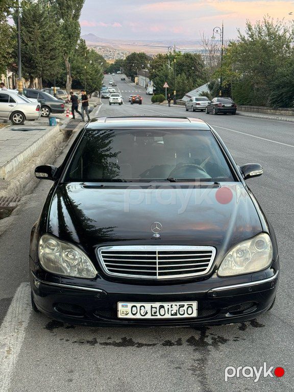 Mercedes S 320, 3.2 L, 2000 il, 250 000 km — Avtomobillər, Şamaxı (2)