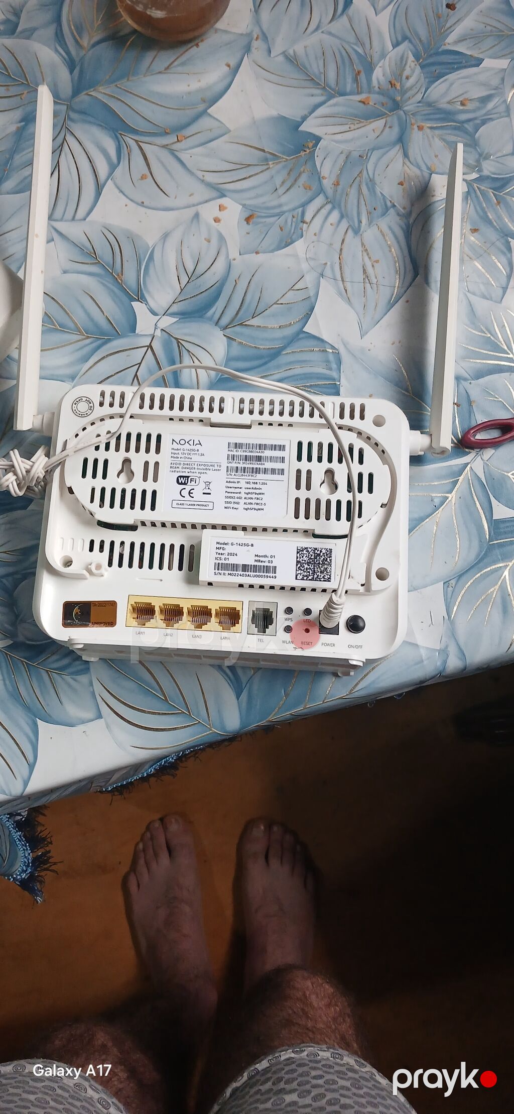Nokia G-1425G-B Gpon Wi‑Fi router - Model: G‑1425G‑B (etiketdə — Şəbəkə və server avadanlığı, Bakı (3)