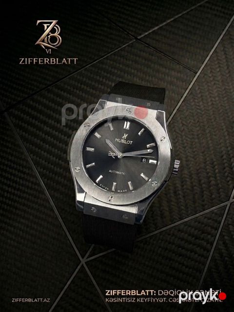 Yeni, Qol saatı, Hublot, rəng - Qara — Bakı