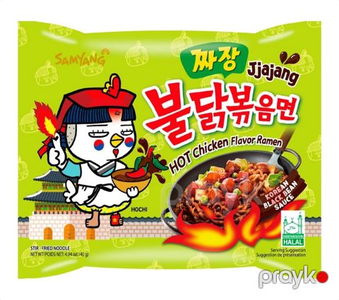 Samyang Buldak Bokkeum Myun – Jjajang (Hot Chicken Flavor Ramen) — Bakı