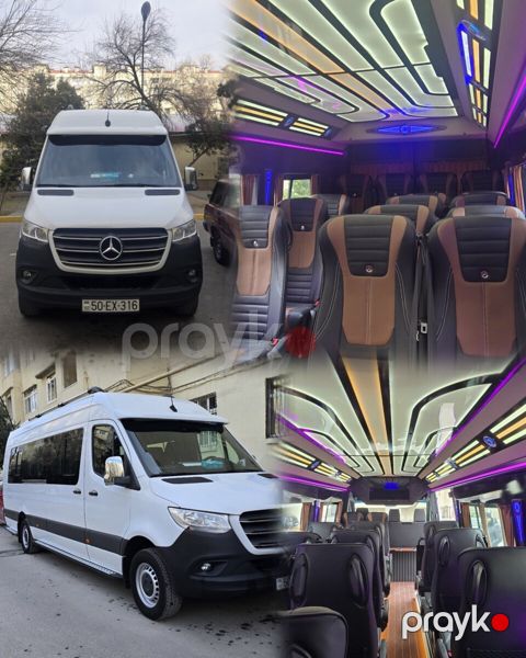 Mercedes Sprinter sifarişi Transfer və turlar — Bakı