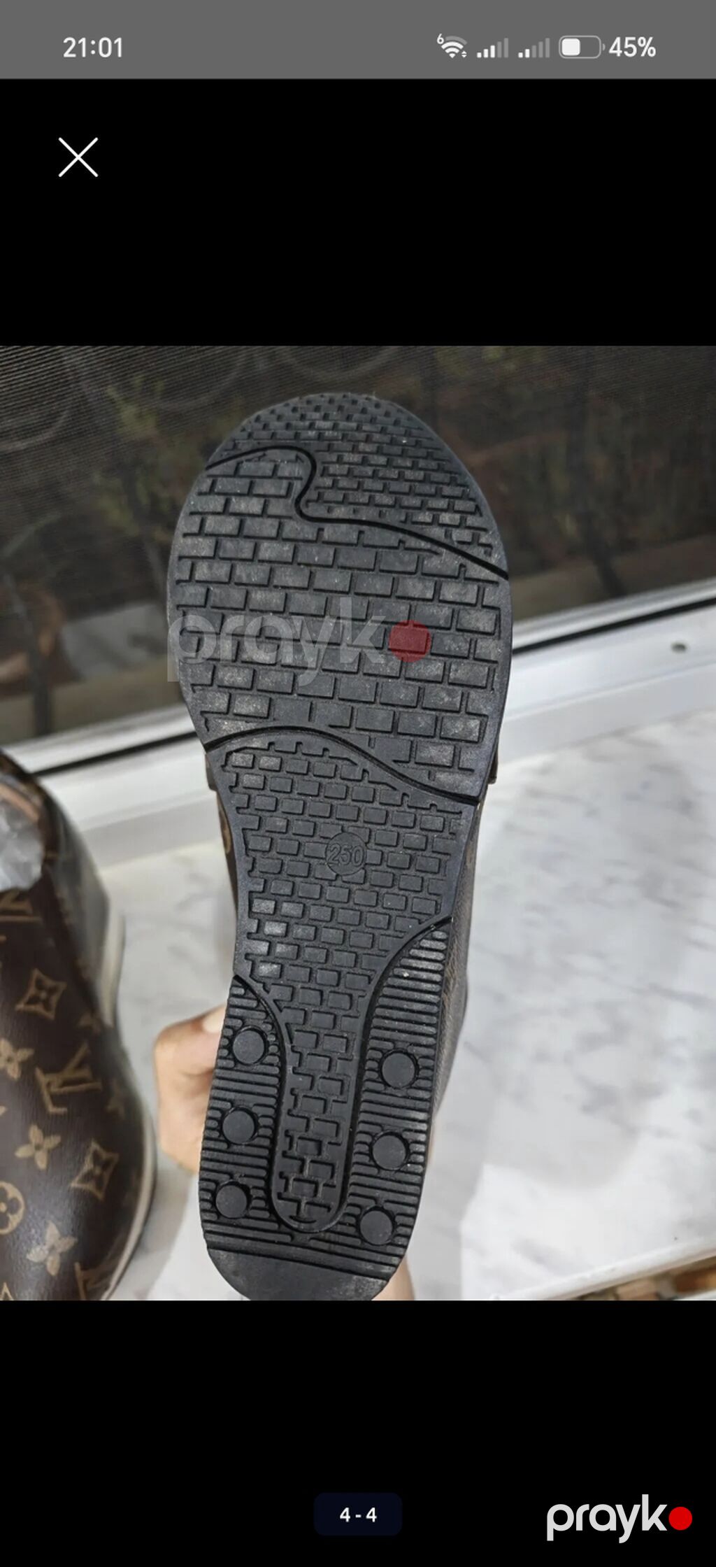 Louis Vuitton tərzində slip-on qadın ayaqqabısı - Üst material — Ayakkabılar, Sumqayıt (4)