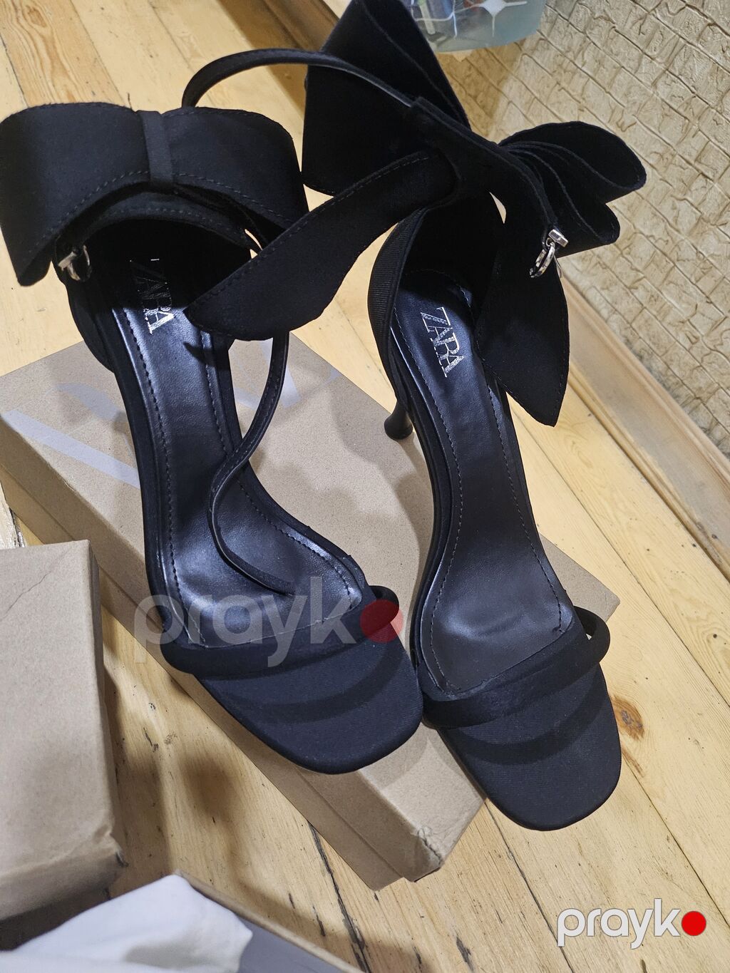 Zara qadın sandaleti – qara rəng. 38-39 Hec qiyinilmeyib. Unvan — Sandal, Bakı (3)