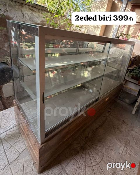 2eded quru tort vitrini biri 399₼ satılır 2m Qala qəs Vt28 zeyno — Bakı