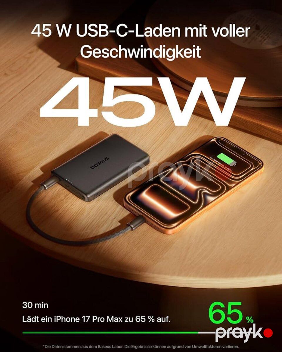 Baseus Magsafe powerbank qi2.2 25W — Smartfonlar, Bakı (3)
