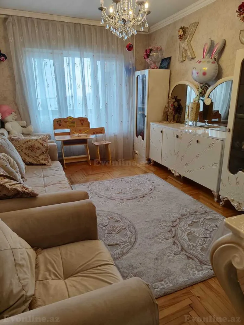 Satılır 2 otaqlı Mənzil Köhnə tikili 65 m² Bakı, Nəsimi r., 20 Yanvar m., 1-ci mikrorayon — Mənzil, Bakı (3)