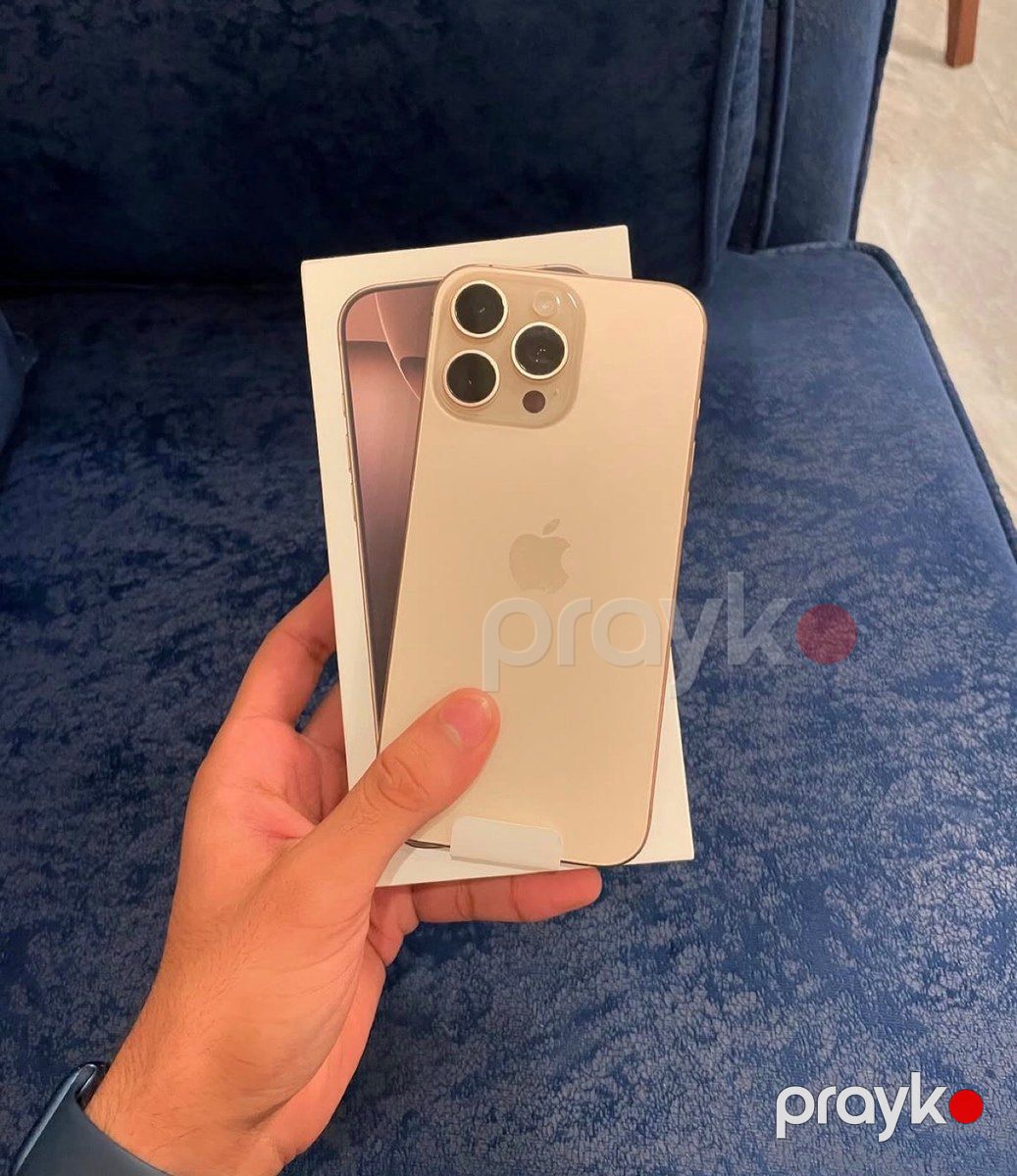 Apple iPhone 16 Pro Max Desert Titanium 256GB/8GB — Smartfonlar, Bakı (5)