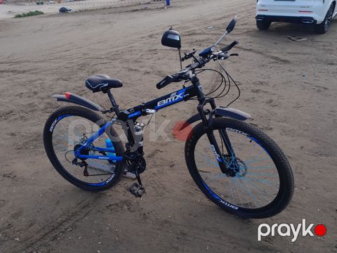 Bmx-mtx hibrid velosiped, qara-mavi rəng — Xırdalan