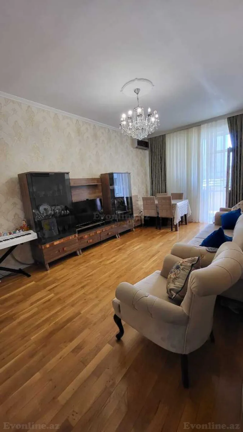 Satılır 2 otaqlı Mənzil Yeni tikili 60 m² Bakı, Nizami r., Qara Qarayev m., 8-ci kilometr