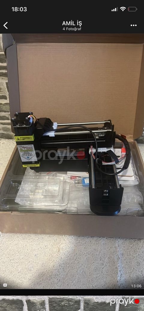 Masaüstü lazer oyma qurğusu EasyThreed Mini Laser Engraver — Bakı