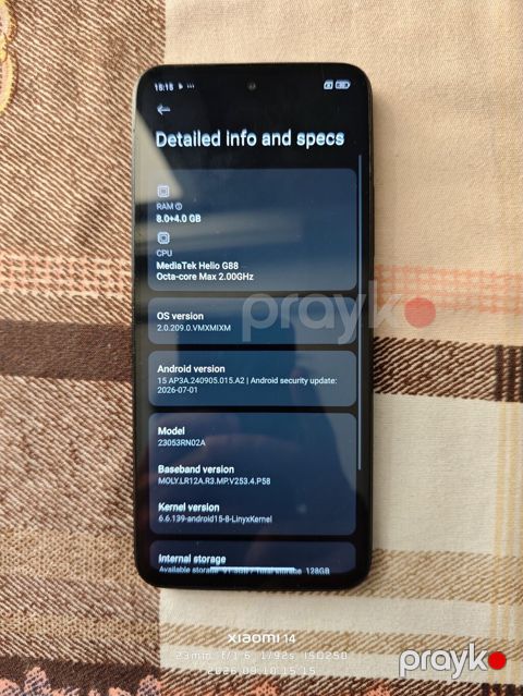 Redmi 12, 128 GB, rəng - Qara — Bakı