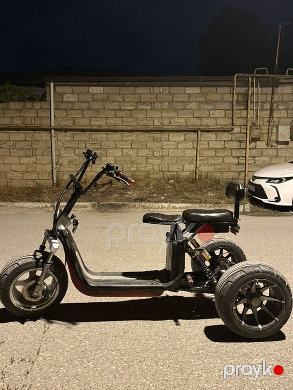 Elektrik üçtəkərli skuter – geniş təkərli, arxa ikili asqılı sport — Mopedlər və skuterlər, Digah (2)