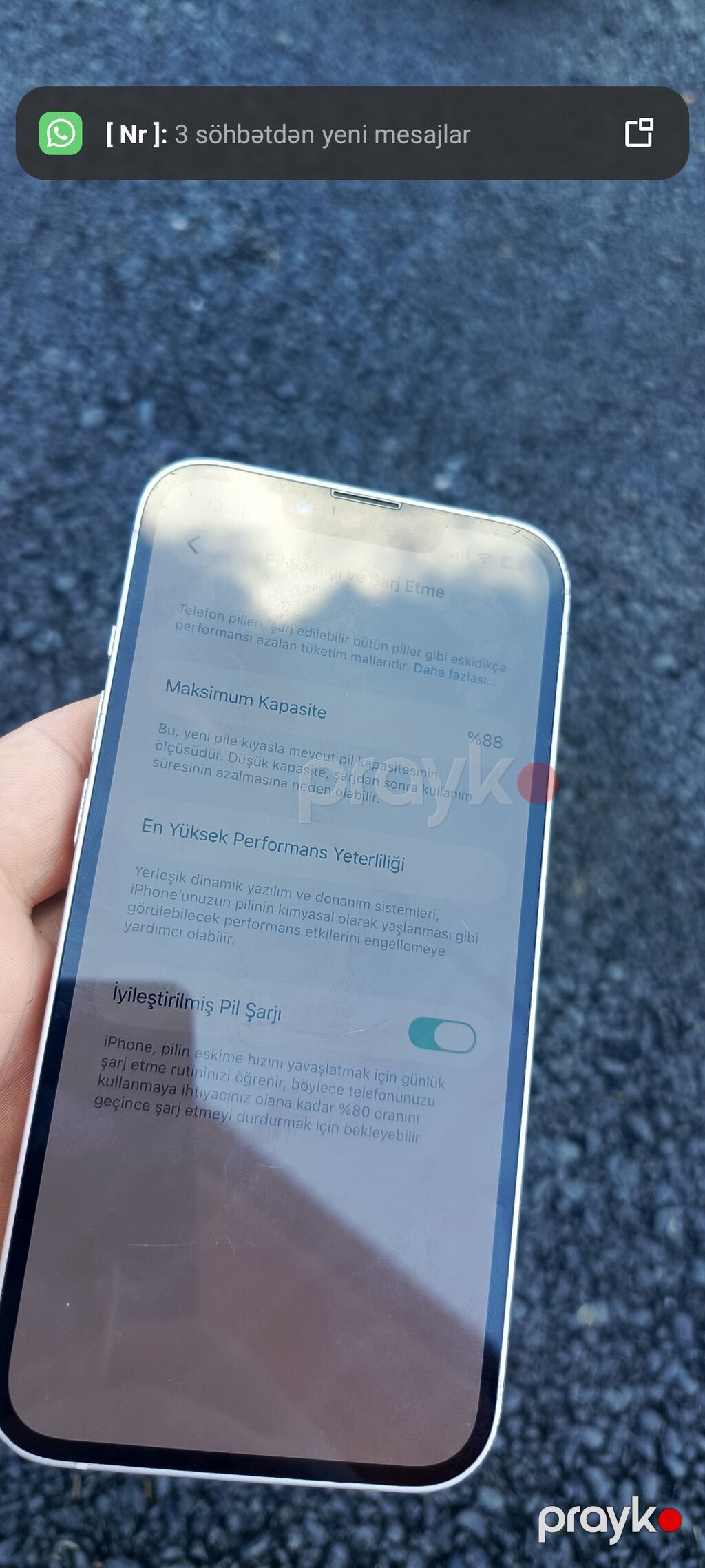 IPhone 13, 128 GB, Ağ, Face ID — Apple iPhone, Balakən (2)