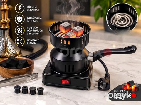 Qəlyan kömürü üçün plitə Qəlyan Kömürü Üçün Peç Sadə – Effektiv və — Bakı