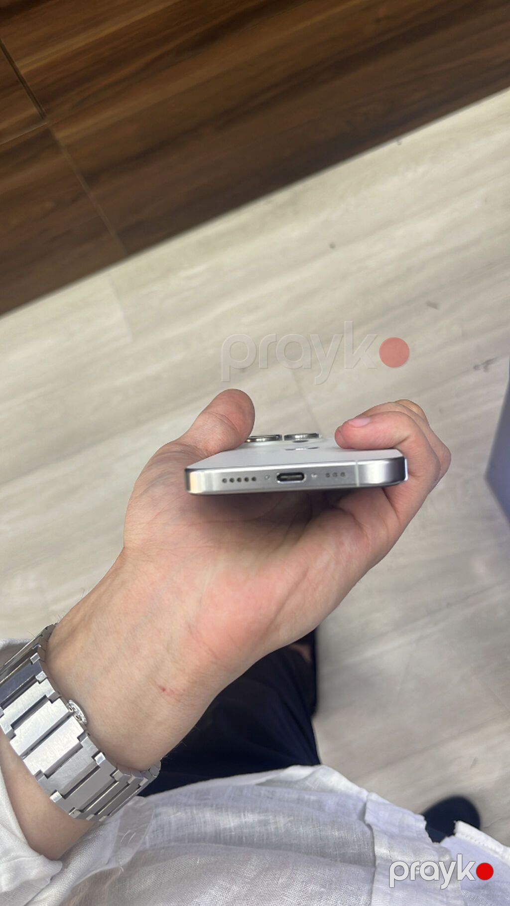 IPhone 15 Pro, 256 GB, White Titanium, Face ID — Apple iPhone, Bakı (3)